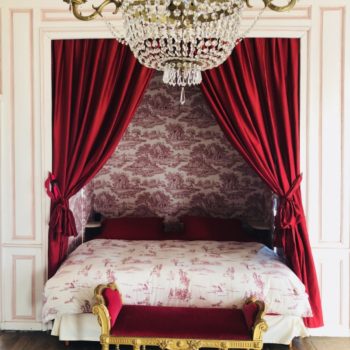 Burgundy Suite King Bed - (Photo by Amy Davies Pereira)