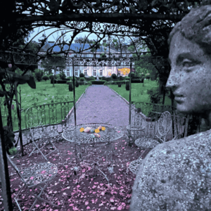 Have a French styled Easter egg hunt with your children and family in our private garden filled with French styled statues, flowers and plants