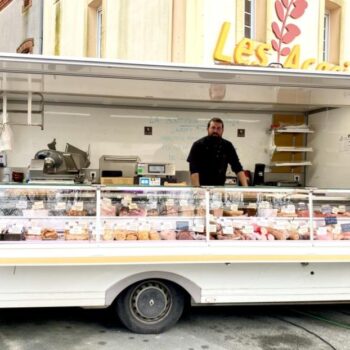 Vezins village market on Tuesday